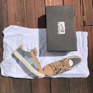 Onitsuka Tiger patchwork denim shoes